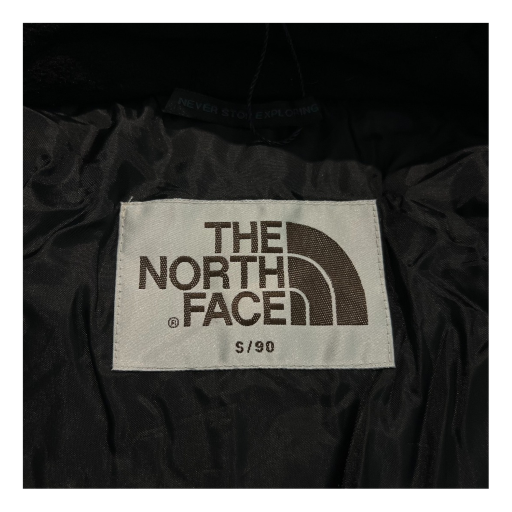 The North Face Hooded Long Puffer Coat – Black