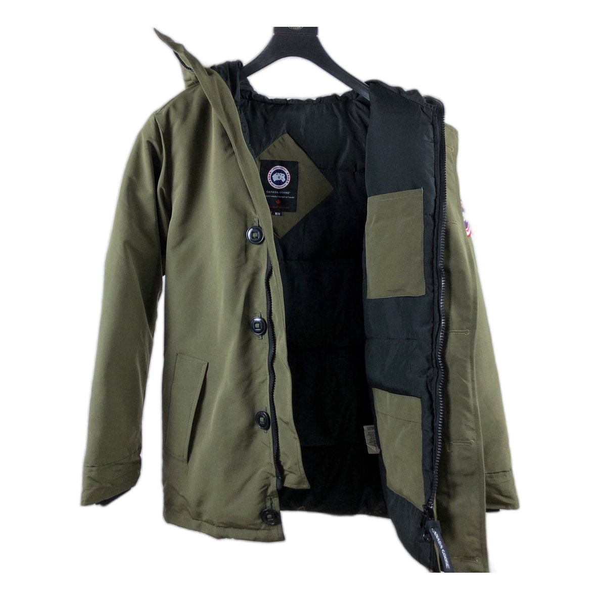 Canada Goose Chateau Fur-Trim Parka - Military Green
