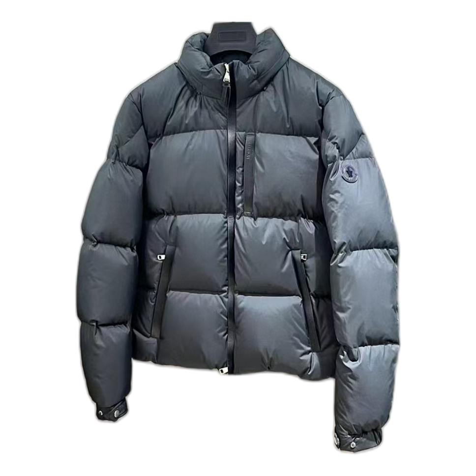 Moncler Stand-Collar Puffer Jacket – Black