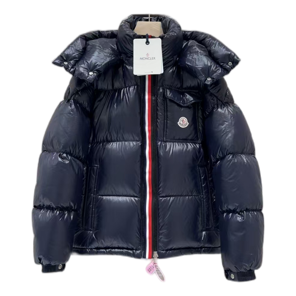 Moncler Montbeliard Hooded Puffer Jacket – Navy