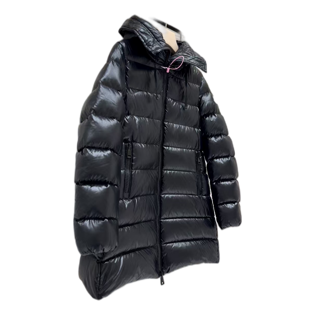 Moncler Suyen Hooded Puffer Coat – Black