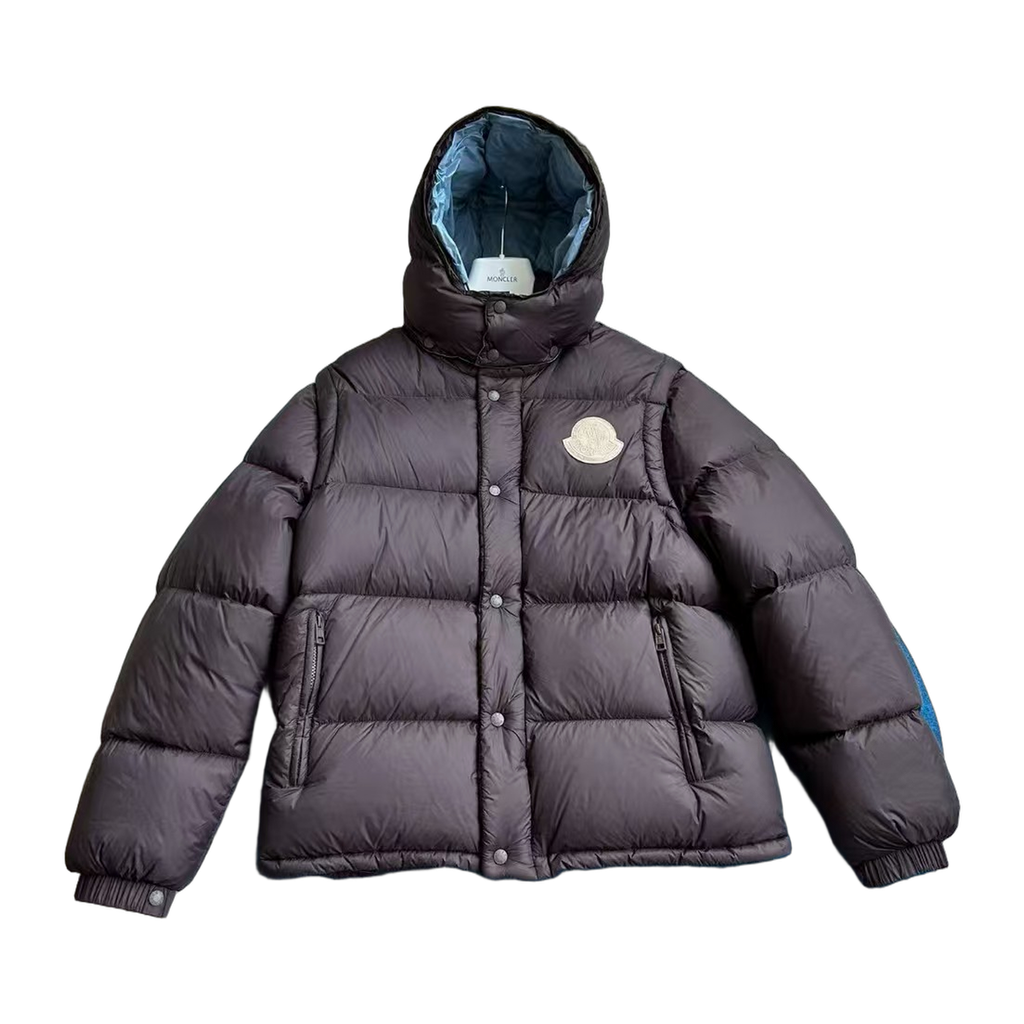 Moncler Cyclone Convertible Down Jacket – Black