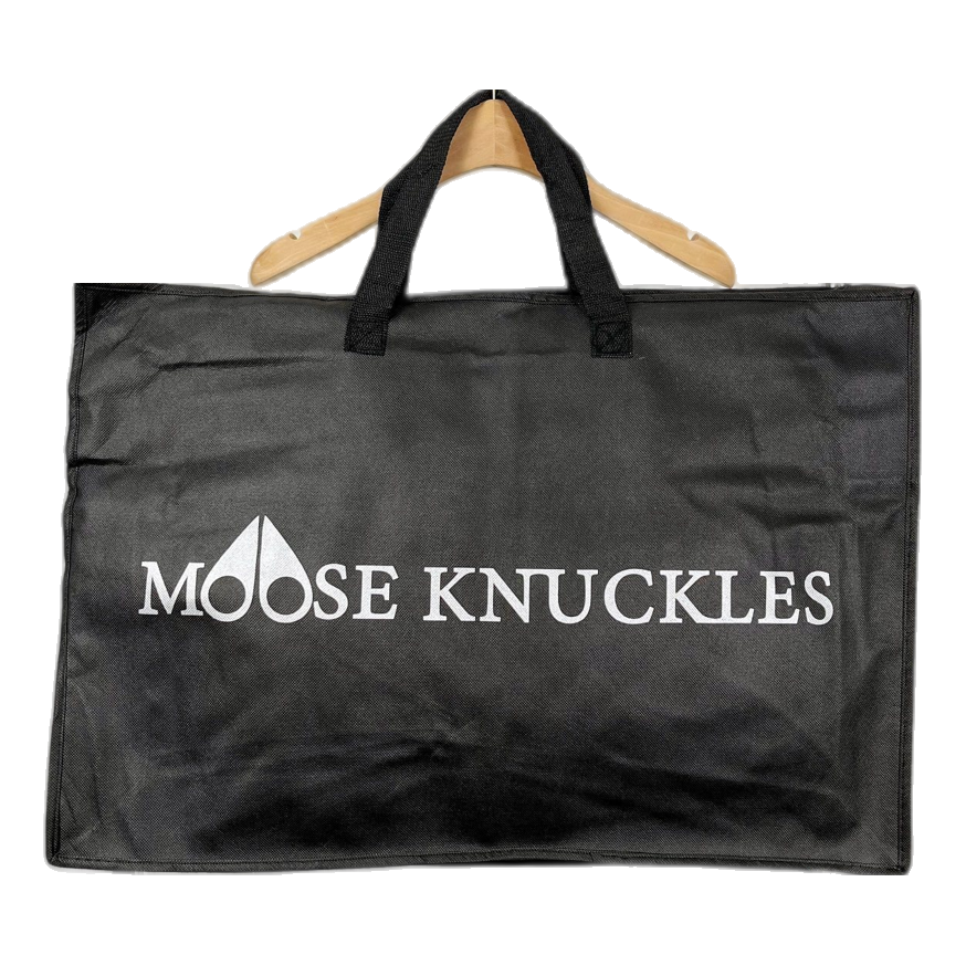 Moose Knuckles Patch-Detail Hooded Bomber – Black