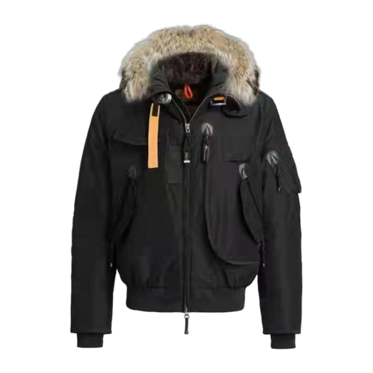 Parajumpers Gobi Fur-Trim Hooded Bomber Jacket
