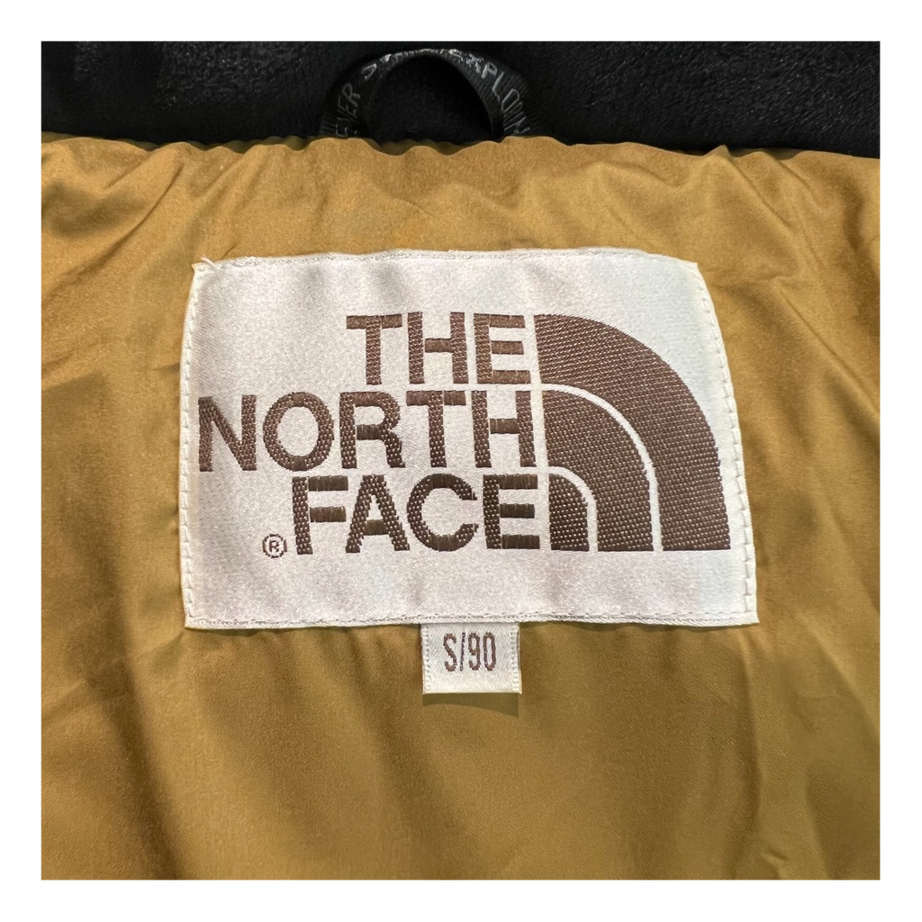 The North Face Color-Block Hooded Long Puffer Coat – Tan